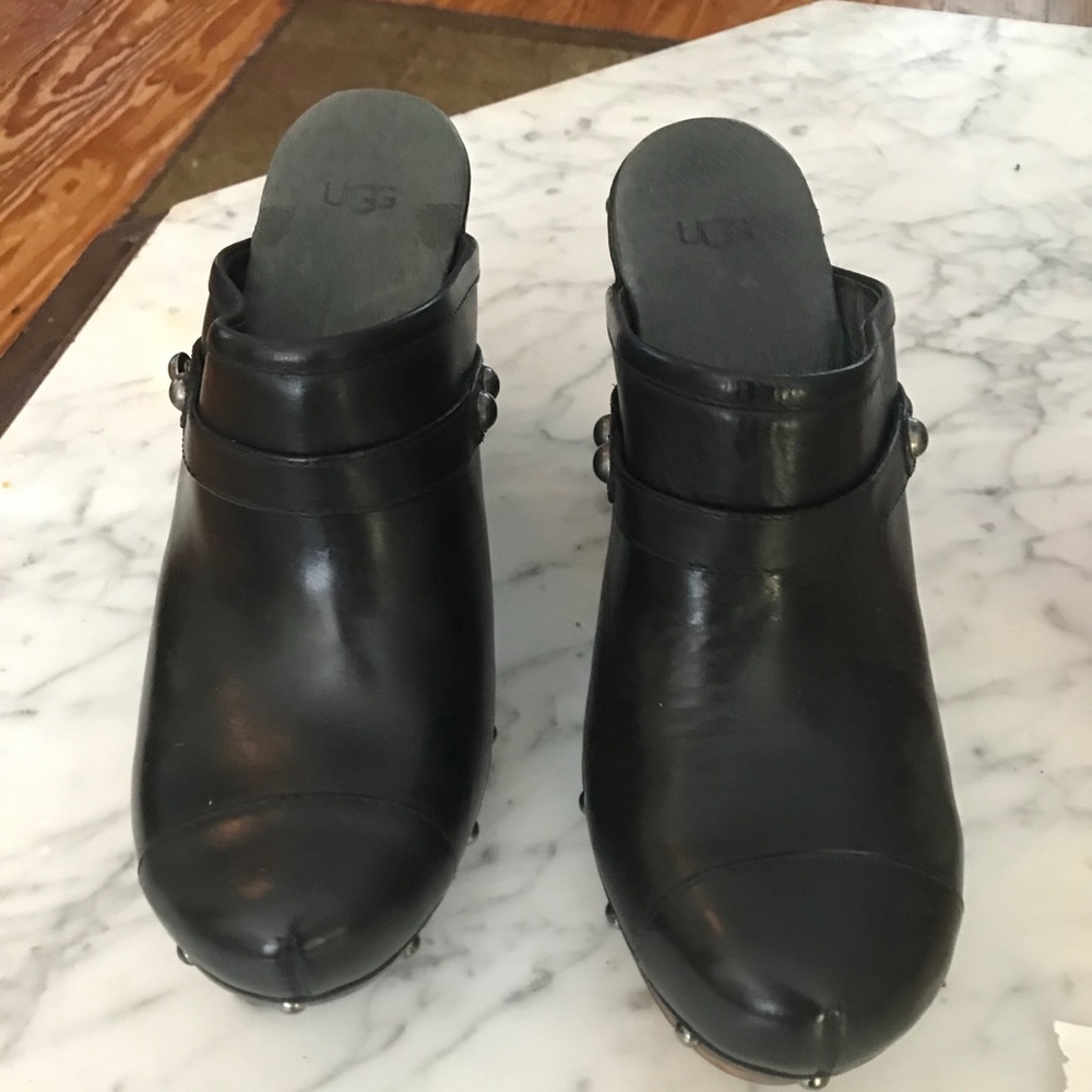 Ugg leather clogs